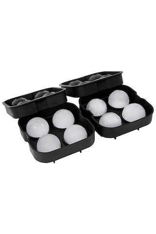 Buz Kalıbı - Silikon - Top 4'lü 45 Mm Tbk-45 Siyah