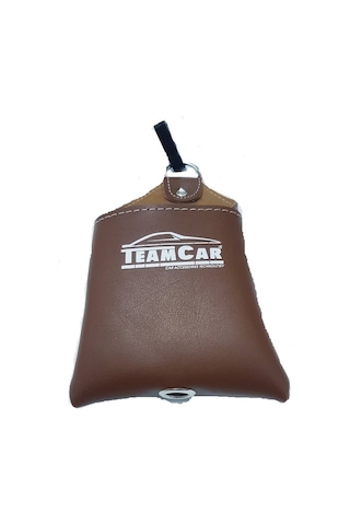 Teamcar Araç Içi Düzenleyici Deri Kese Kahverengi Telefonluk Kart