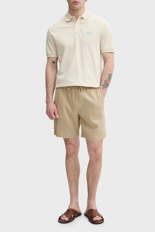 Tommy Hilfiger Bağlamalı Normal Bel Keten Bermuda Short Erkek Short Mw0mw44353 Aeg Bej