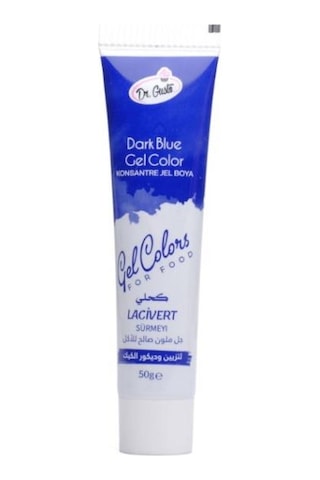 Dr Gusto Tüp Jel Gıda Boyası Lacivert - 50 Gr