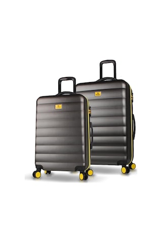 My Valice Colors Abs Orta Ve Büyük Boy Antrasit 2'li Valiz Seti Antrasit