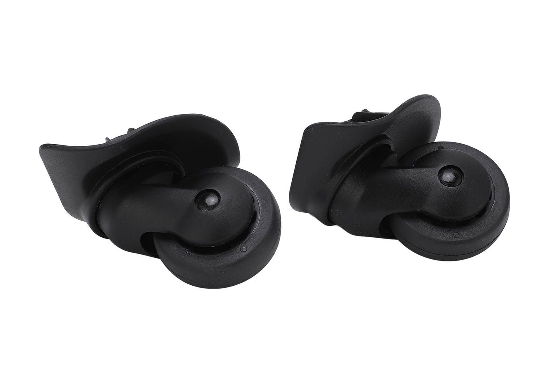 Shineyee A52 Siyah Valiz Tekerlekleri - Pp+pet Malzeme, Sessiz Ve Dayanıklı, Kolay Kurulum, Valiz Tamiri Aksesuarı 1 Çift