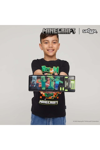 Smiggle - Minecraft Hesap Makineli Otomatik Kalem Kutusu