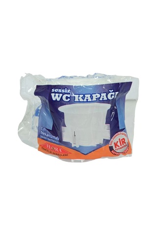 Sessiz Wc Kapağı Çift Mekanizmalı Kir Tutmayan Kaygan Yüzey Beyaz Renk Çok Renkli