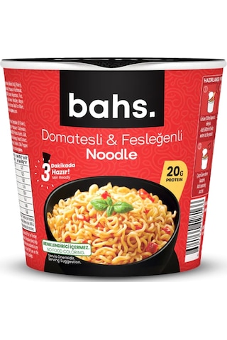 Bahs Proteinli Noodle Domates Ve Fesleğenli 100gr-3629