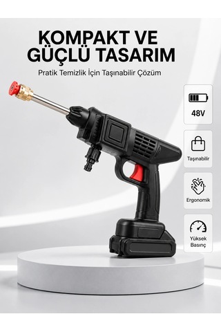 Kargo 48v Şarjlı Basınçlı Temizlik Tabancası 2025 A Kalite Seri Najmaddin