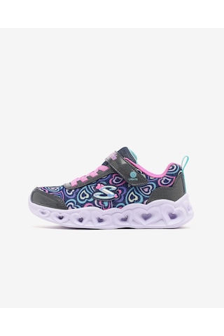 Skechers Heart Lıghts Boogıe Love Büyük Kız Çocuk Lacivert Işıklı Spor Ayakkabı 303257l Nvmt Lacivert