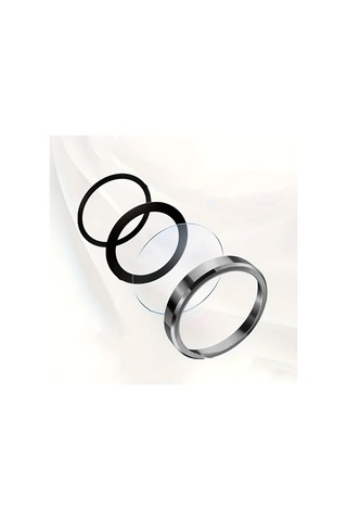 Apple iPhone Uyumlu 16 Pro Max Cppl Mikro Kamera Lens Koruyucu - Gri Gri