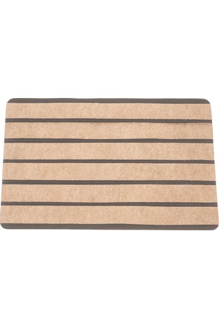 Kapı Önü Paspası, 6 Şeritli-halılı Paspas, Paspas 45 70-bej