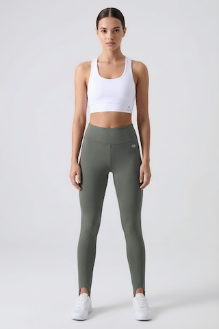 Tommy Life Haki Standart Fit Esnek Spor Performans Kadın Topuklu Tayt - 94685