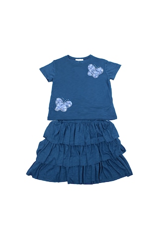 Nk Kids Kız Çocuk Salda Takım Nk-18307 İndigo