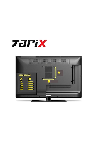 Tarix Cm-05 Eğimli Tavan Askı Aparatı 17"-32"