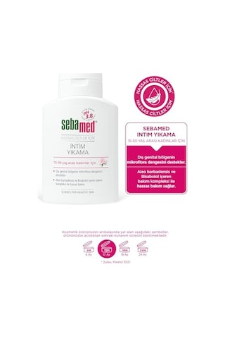 Sebamed İntim Yıkama Jeli - Hassas Ciltler İçin Ph 3.8 Dış Genital Bölge Temizleyici İntim Bakım Ürünü 200ml