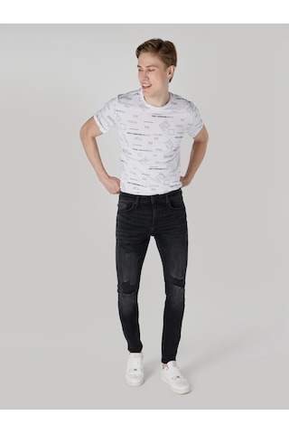 Colin's Colins 041 Danny Slim Fit Düşük Bel Dar Paça Siyah Erkek Jean Pantolon Cl1066308 DENİM