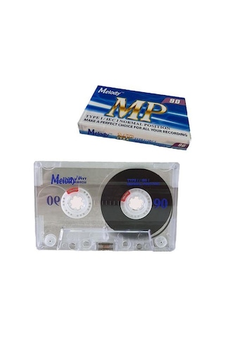 Melody Boş Kaset 90lık - Mp Ses Kayıt Kaseti - Teyp Kaseti