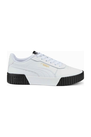 Puma Carina 2.0 White-Pum Beyaz Kadın Sneaker Beyaz - Siyah