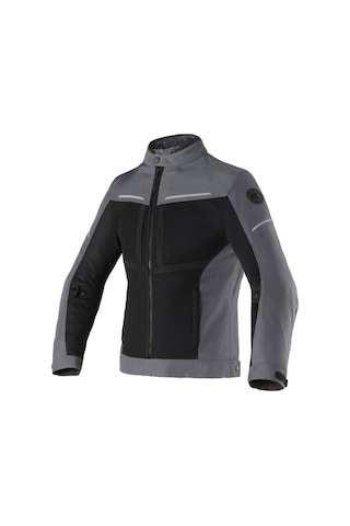 Clover Netstyle-3 Wp Korumalı Motosiklet Montu Siyah Gri Kırmızı