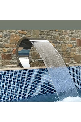 DEKOR HAVUZ 500x600 mm KOBRA TİPİ PASLANMAZ HAVUZ ŞELALE AISI 316