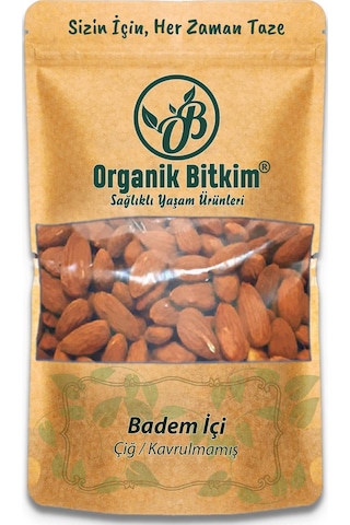 Organik Bitkim Çiğ Badem İçi 250 G