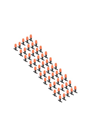 50 Adet T Bağlantılı Nozul Seti Huiliang