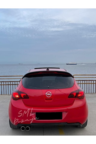 Opel Astra J Hb Makyajsız Difüzör Arka-tampon-eki Plastik