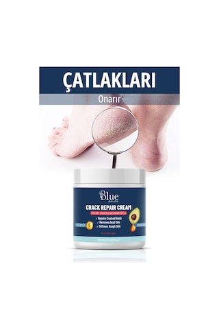 Blue Skin Care Ayak, Topuk, Çatlak, Mantar, Koku, Ve Diyabetik Yaralar Için Beyazlatıcı Etki Bakım Kremi