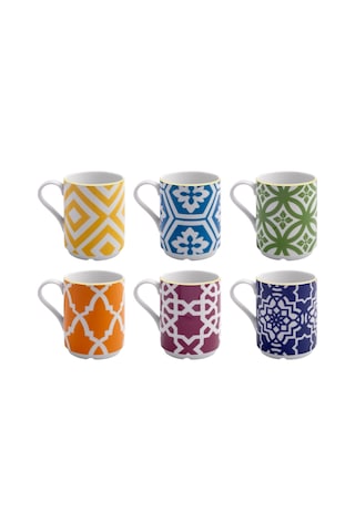 Porland Morocco Serisi Kupa Takımı 345 CC 6'lı Karma Renk