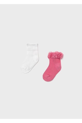 Mayoral Kız Bebek İkili Soket Çorap Set Pembe