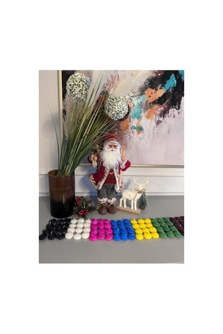 Minimal 30 Adet Sarı Küçük Suda Yüzen Mum, 92500067657543 Çok Renkli