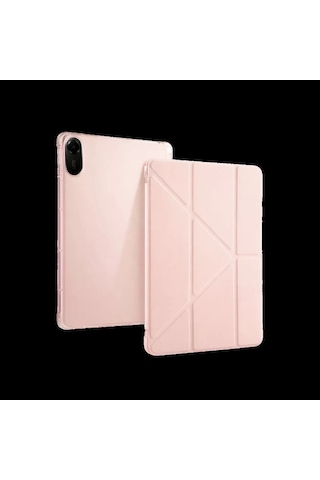Xiaomi Redmi Pad 2 Kalemlikli Mars Tablet Kılıfı - Rose Gold Klasik