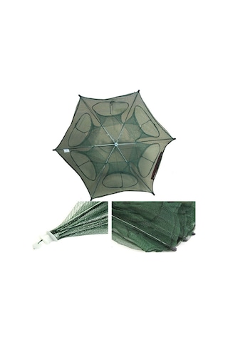 Balık Yengeç Tuzağı 6 Girişli Katlanır