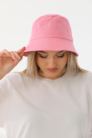 Kadın Balıkçı Pembe Kova Bucket Şapka Pembe