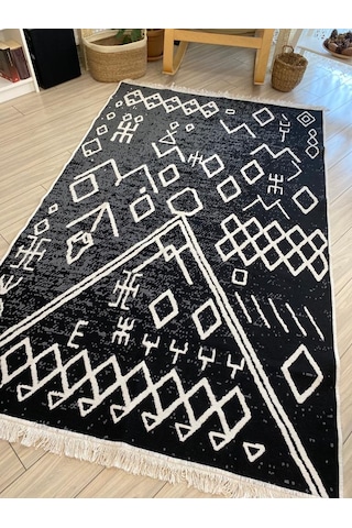 Kilim Çift Taraflı Pamuk Dokuma İskandinav Kilim