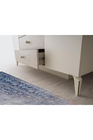 Petra 4 Kapaklı Aynalı Elbise Dolabı Gardrop 160x55x200