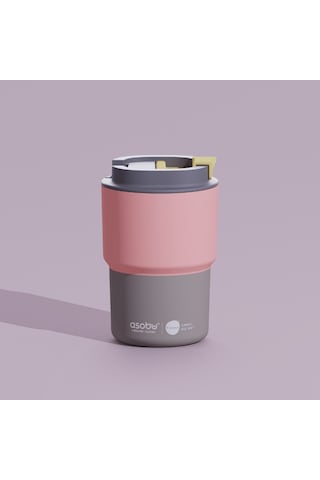 Asobu Coffee Express Tumbler - Pastel Peach Çok Renkli