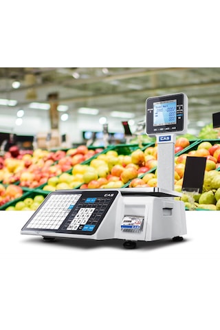 Cas Cl3000 Barkodlu 30 Kg Onaylı Elektronik Market Terazisi
