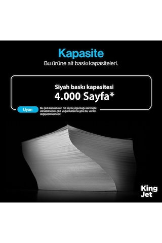 Kingjet Utax Uyumlu Pk-5015 Siyah Black Uyumlu Toner Çipli Utax P-c2655w