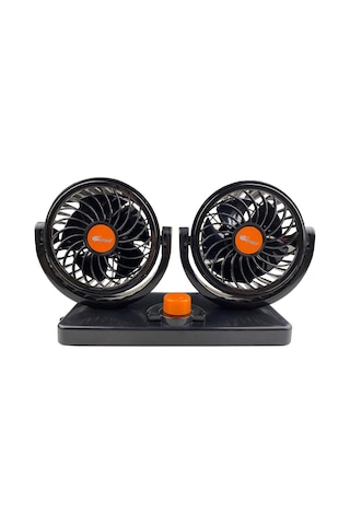 Araç İçi Vantilatör Fan Çift başlıklı 12Cm 12Volt - Ultra Yüksek Araç İçi Vantilatör Fan Çift başlıklı 12Cm 12Volt - Ultra Yüksek
