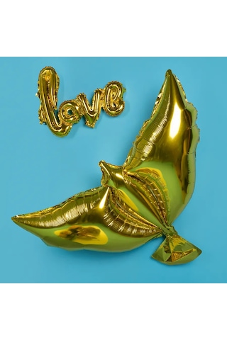 Eventbox Barış Güvercinleri Balon Seti 312597479 Altın Rengi