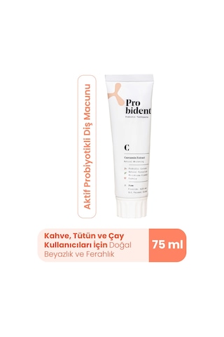 Probident Zerdeçal Özütü İlaveli Probiyotik Diş Macunu 75 ML