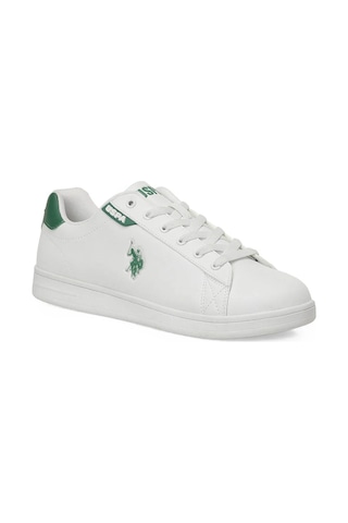 U.s. Polo Assn. Costa 6fx Beyaz Erkek Sneaker Beyaz-yesıl