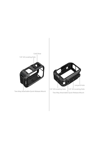 Smallrig - 6374 Djı Osmo Action 6 İçin Kamera Kafesi Kiti Ve Filtre Seti