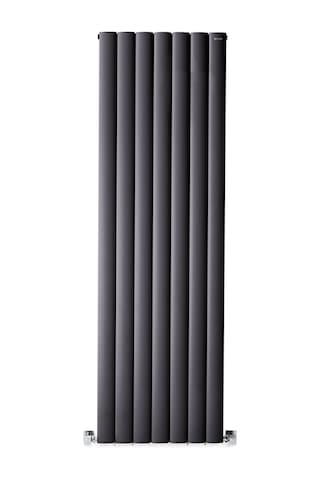 1600x555mm Lilac Dikey Antrasit Alüminyum Radyatör