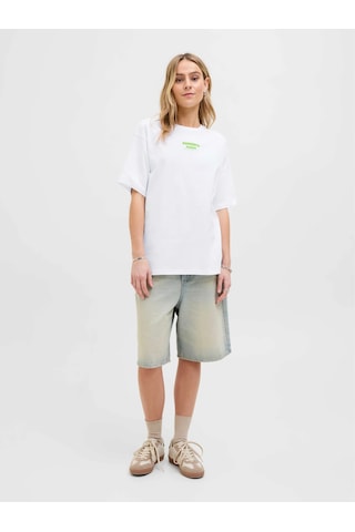 Jxebba Loose Ss Tee Jrs Beyaz Yeşil