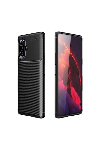 Xiaomi Redmi K40 Gaming Kılıf Zore Negro Silikon Kapak Siyah