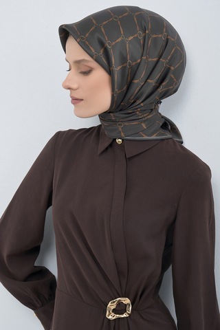 Armine Saf İpek Sura Eşarp-2026 İlkbahar-yaz- 953800d Antrasit