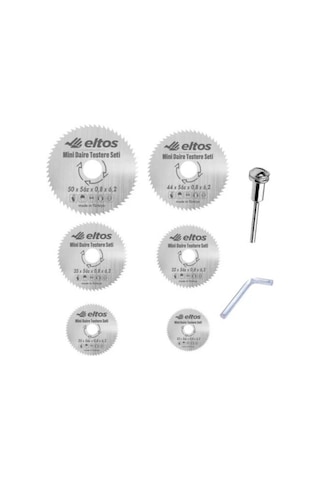 Eltos Mini Daire Testere Seti 7 Parça