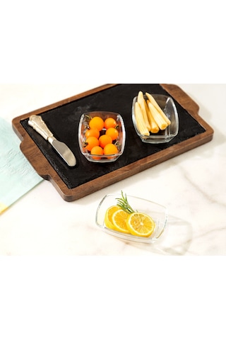 Madame Coco Bellanita 3-lü Servis Tabağı Seti Taba000001servis Tabağı Seti-std