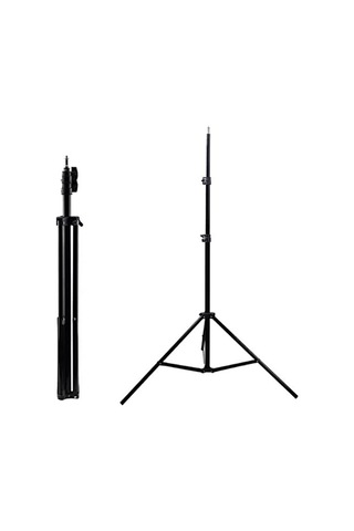 Coverzone Tripod Kamera Işık Ayağı Fotoğraf Makinesi Monopod 50 Cm-200 Cm Açılabilir Katlanabilir Tripod Yayınc Standart