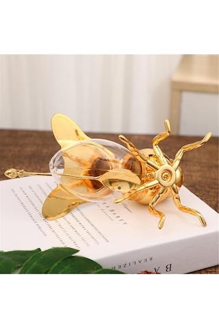 Xiaoshashanya Arı Desenli Mutfak Bal Sunum Kasesi -